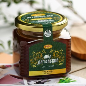 Мёд алтайский таёжный, натуральный цветочный, 500 г от Сима-ленд