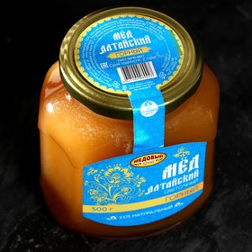 Мёд алтайский горный, натуральный цветочный, 500 г от Сима-ленд