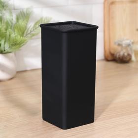 

Подставка для ножей «Нео», 9×9×22,5 см, цвет графитовый