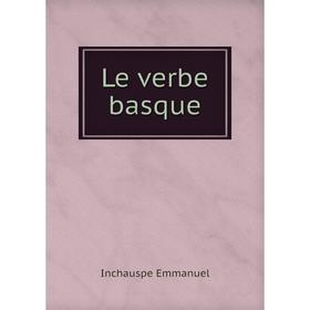 

Книга Le verbe basque