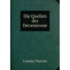 

Книга Die Quellen des Decamerone