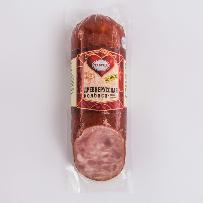 

Колбаса в/к "Древнерусская", в/у, срез 350 г Таврия
