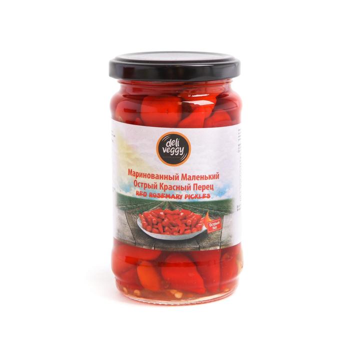

Перец маринованный красный острый RED ROSEMARY PICKLES deli veggy 295 г