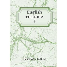 

Книга English costume 4
