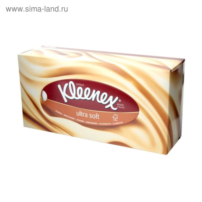 

Салфетки бумажные Kleenex Ultra Soft, 56 шт.