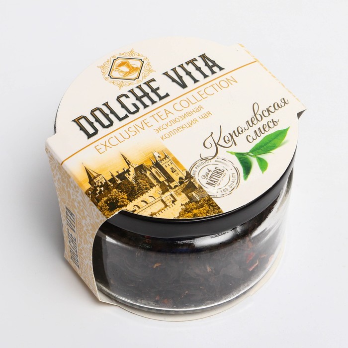 

Чай черный Dolche Vita 50г/Королевская смесь/ст/б