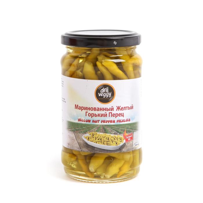 

Перец маринованный желтый острый YELLOW ROSEMARY PICKLES deli veggy 295 г