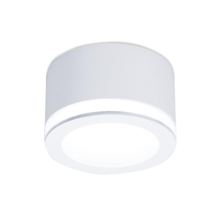 Светильник Ambrella light Techno, 12Вт LED, 840лм, 4200K, цвет белый светильник встраиваемый hiper 12вт 6500k 840лм белый