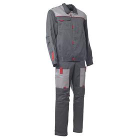 

Костюм летний «Фаворит 2» куртка, п/к, цвет тёмно-серый, размер 52-54/170-176