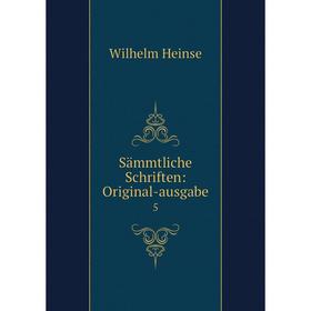 

Книга Sämmtliche Schriften: Original-ausgabe 5
