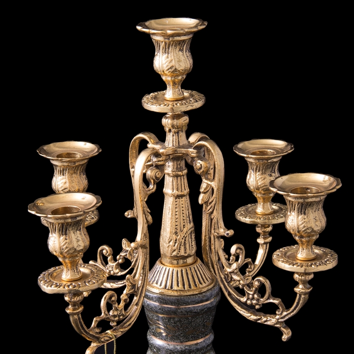 Канделябры "Виктория" на 5 свечей (2 штуки)