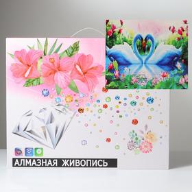 

Алмазная мозаика с подрамником, полное заполнение, 40 × 50 см «Пара»