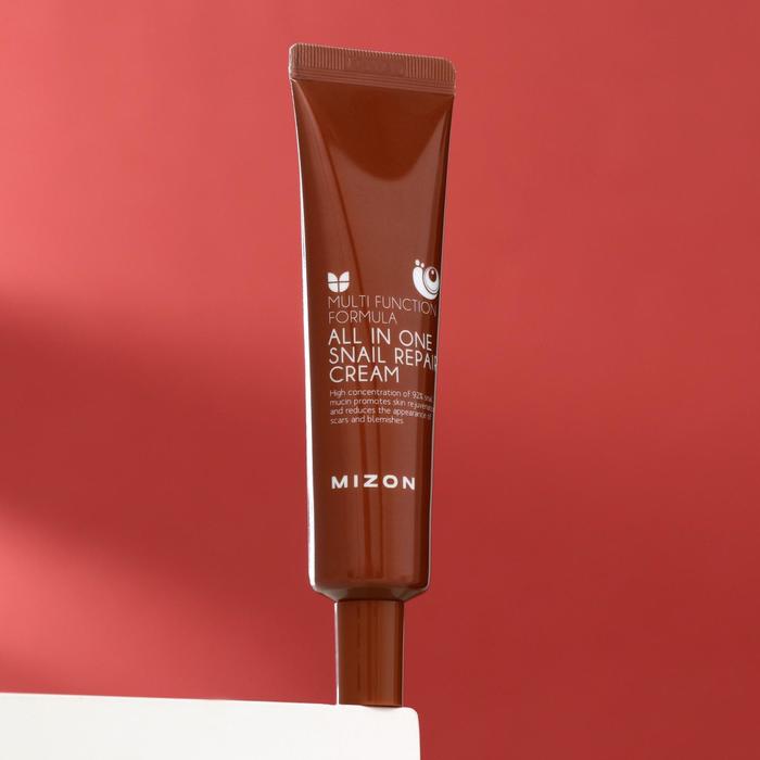 фото Крем для лица mizon all in one snail repair cream с муцином улитки, 35 г