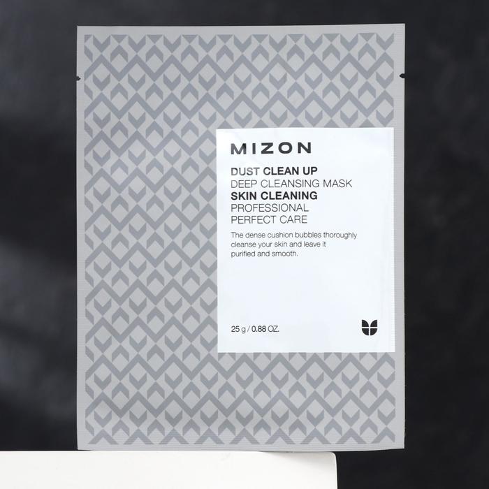 

Тканевая маска MIZON Dust Clean Up Deep Cleansing Mask, очищающая, 25 г