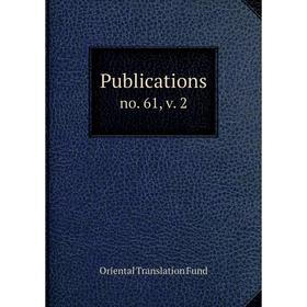 

Книга Publications no. 61, v. 2