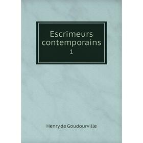 

Книга Escrimeurs contemporains 1