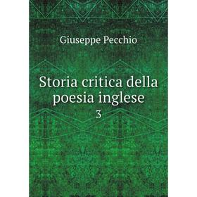

Книга Storia critica della poesia inglese 3