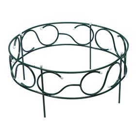 Грядка оцинкованная, 70 × 70 × 30 см, зелёная, «Декоративная» Ош