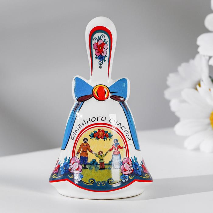 

Колокольчик Бант, семья, 8 см, микс