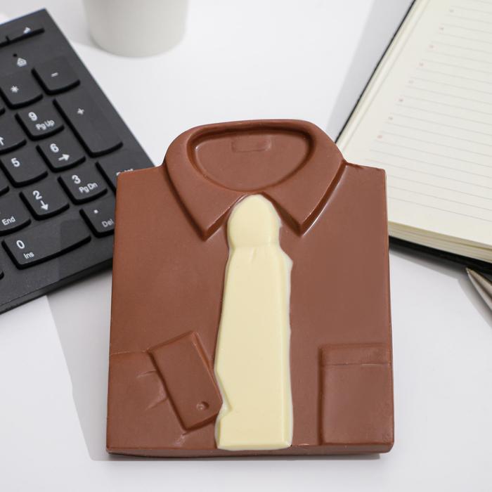 фото Шоколад фигурный «рубашка», молочный, 170 г chocolavie