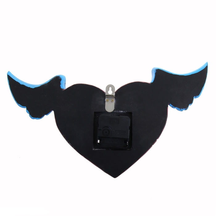 Часы настенные интерьерные "Серия Франсуаза. Сердце с крыльями"