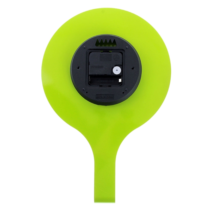 Часы настенные кухонные "Вилки-ложки" с крючком, салатовые