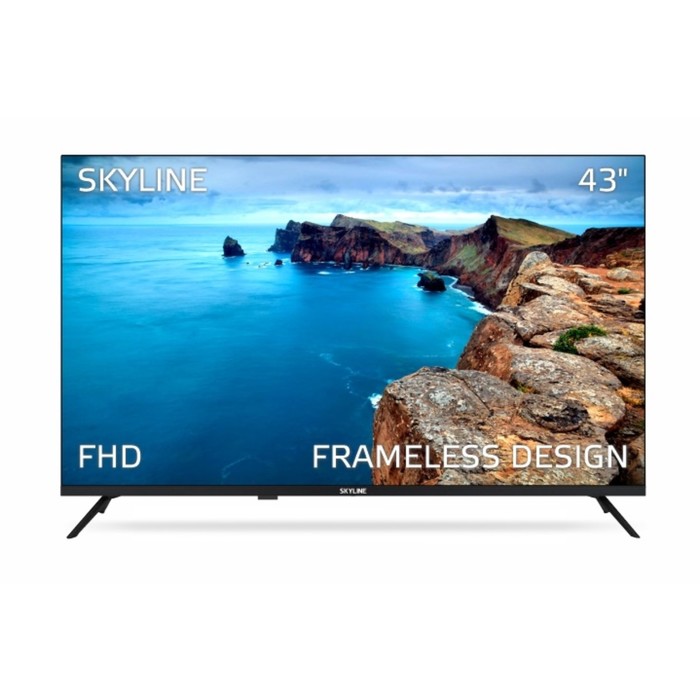 Телевизор SKYLINE 43LT5900, 43, FullHD, DVB-T2, 3xHDMI, 1xUSB, черный