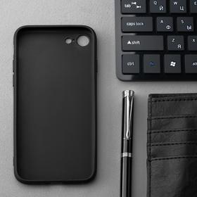 

УЦЕНКА Чехол Innovation, для iPhone 7/8, силиконовый, матовый, черный