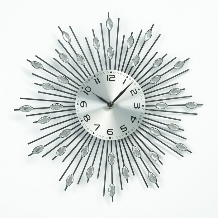 Часы настенные, серия: Ажур, Лучики, d-33 см