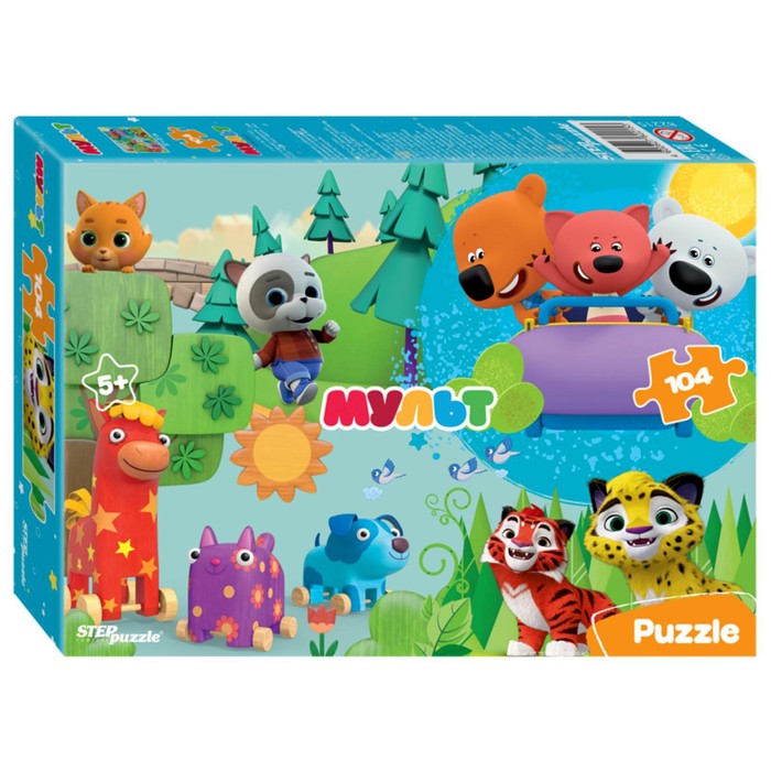 

Пазл «Ми-ми-мишки и другие мультфильмы», 104 элемента