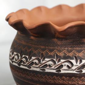 

Салатник "Волна", гончарный, ангоб, 2.5 л