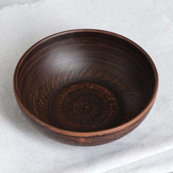 

Салатник "Мика", гладкий, красная глина, 0.35 л
