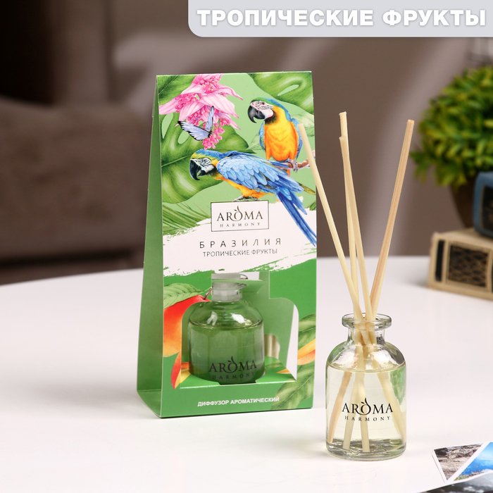 

Диффузор ароматический "БРАЗИЛИЯ", 30 мл, тропические фрукты