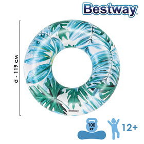 Круг для плавания «Тропики», 119 см, цвета микс 36237 Bestway