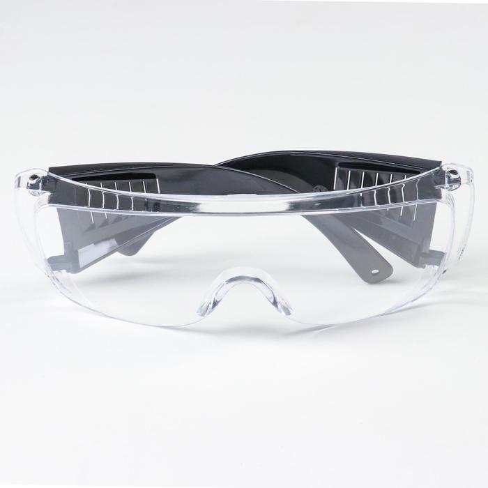 Очки защитные Исток открытого типа (прозрачные) с черной дужкой очки защитные открытые исток очк 001 и прозрачные