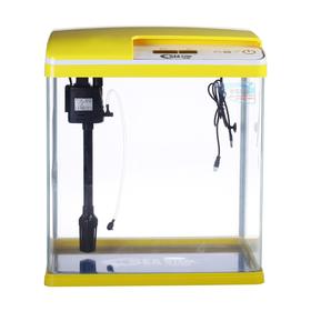 

Аквариум SeaStar HX-400F 30 л, желтый (LED-лампа, топ-фильтр, датчик температуры)