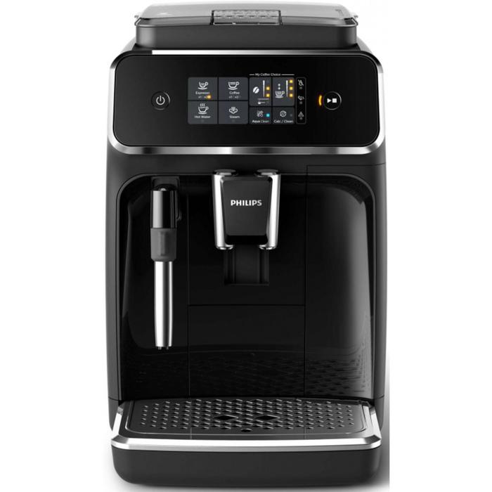 Кофемашина Philips EP2021/40, автоматическая, 1500 Вт, 1.8 л, серебристо-чёрная