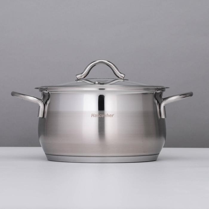 Кастрюля Everest 3 л стеклянная крышка 2386₽