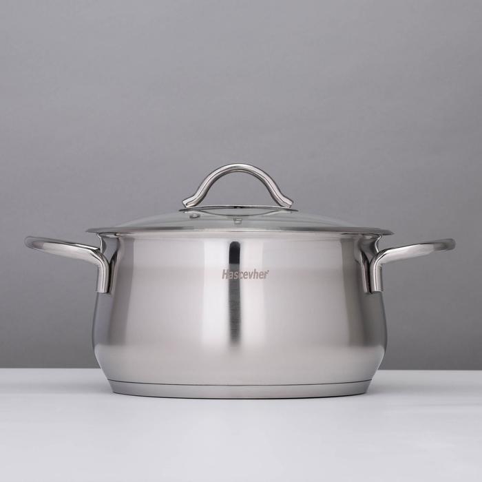 Кастрюля Everest 65 л стеклянная крышка 2400₽