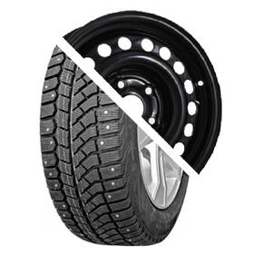 

Колесо в сборе Viatti Brina Nordico V-522 185/65 R15 88T шип + ТЗСК 6x15 4x100 ET48 d54. Black