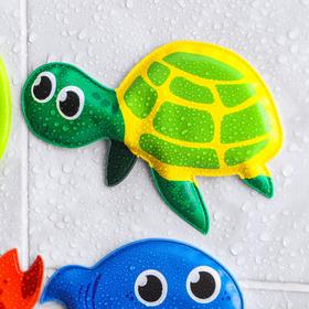 

Игрушки для купания «Морские приключения» (набор 3 шт) + мини-коврик на присосах