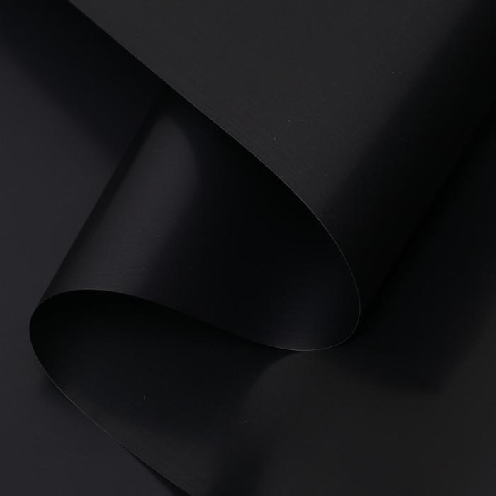 Пленка для цветов Перламутр, чёрная , 58 см х 10 м пленка для цветов балерина винно чёрный 0 58 х 10 м