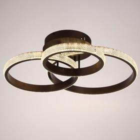 

Люстра с ПДУ 88005/3 LED 125Вт 3000-6000К диммер кофе 83х64х19 см