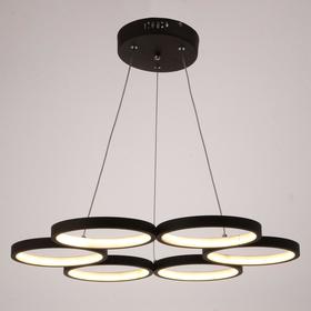 

Светильник с ПДУ 88009/6 LED 78Вт 3000-6000К диммер кофе 60х60х2-102 см