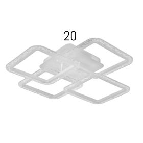 

Люстра с ПДУ 10019/4WT LED 120Вт 3000-6000К диммер белый 58х58 см