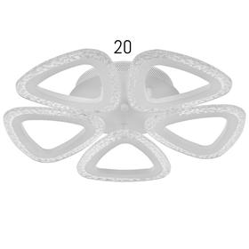

Люстра с ПДУ 10023/5WT LED 80Вт 3000-6000К диммер белый 45х45 см