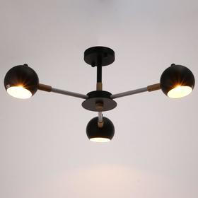 

Люстра 1063/3BK E27 60Вт черный 65х65х50 см
