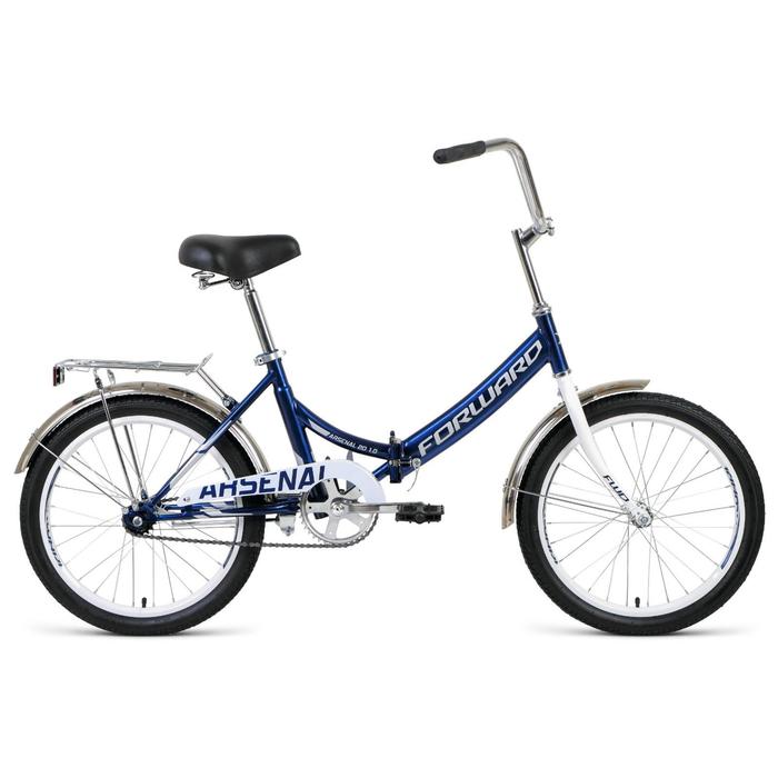 фото Велосипед 20" forward arsenal 1.0, 2021, цвет темно-синий/серый, размер 14"