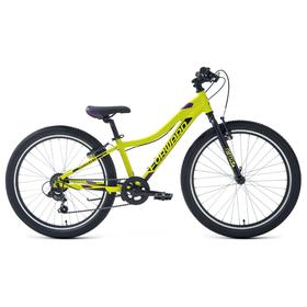 

Велосипед 24" Forward Twister 1.2, 2021, цвет зеленый/фиолетовый, размер 12"
