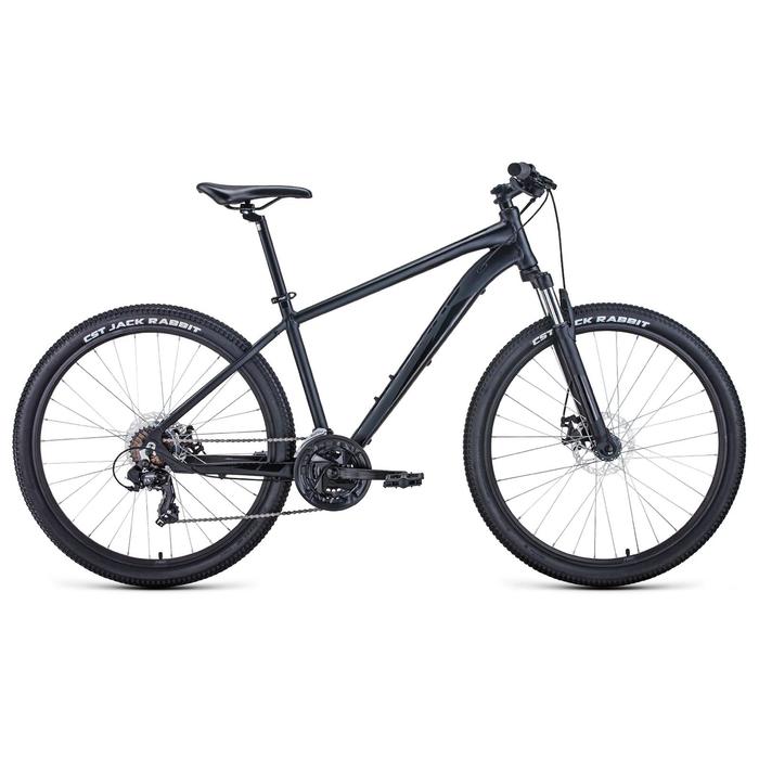 фото Велосипед 27,5" forward apache 2.2 disc, 2021, цвет черный матовый/черный, размер 21"